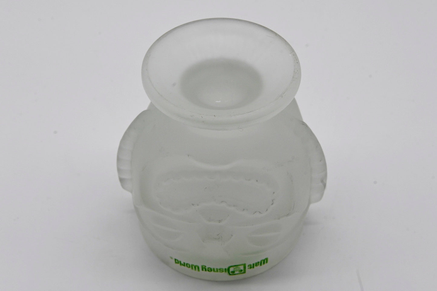 Vintage Souvenir Walt Disney World Polynesian Village Frosted Heavy Glass Mug Swizzle Stick Holder Collector Tikis #tikimug