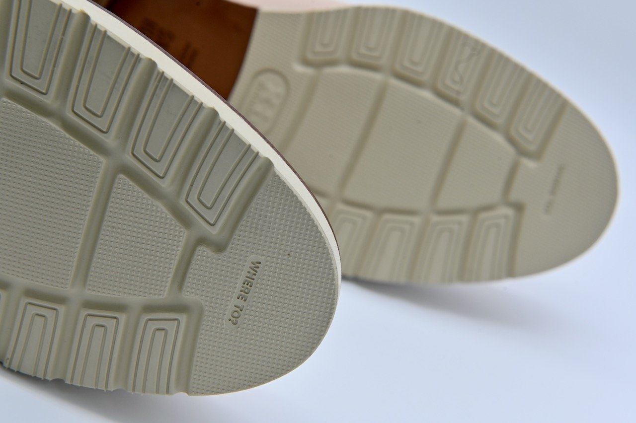 Rock It in Style. Samuel Hubbard Luxurious Blush Leather Winged Traveler Lace Up Oxford Shoes Size 7.5 US EU 38 UK 5.5 Designed Mill Valley CA Handcrafted Portugal Loafer Wingtips Rockabilly Unisex Women Men Cross Trans Classy Sassy Jeans Spring Summer Winter Fall Shoes Retro Vintage Style Look Old Lady Expensive