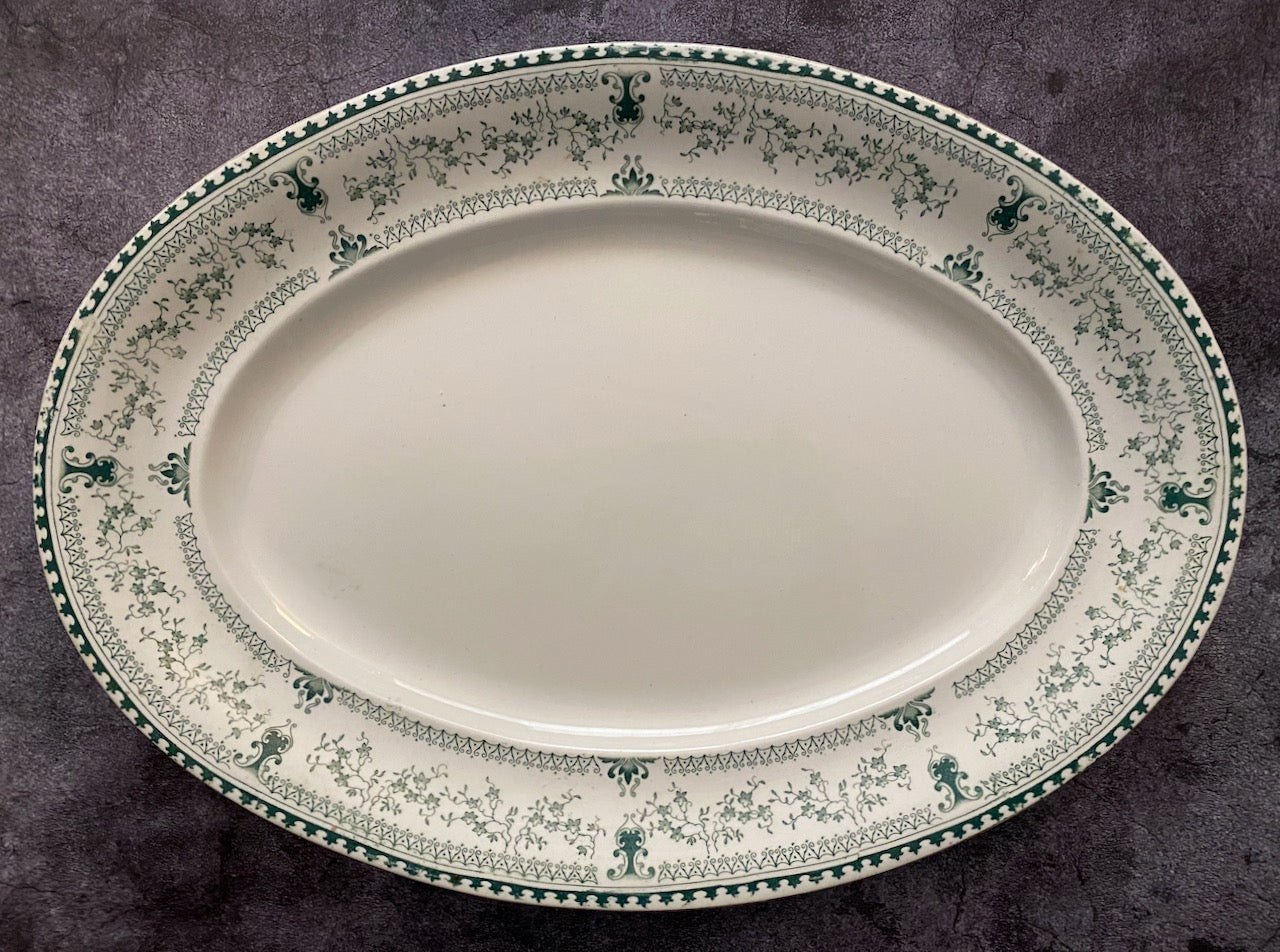 1870 Green Ivory Antique Made In England By John Maddock & Sons Ltd Royal Vitreous Dorothy Rono379318. Royal Vitreous Vintage Modern Farmhouse Table For Christmas Gifts Magnolia Style Chip Joanna Gaines Home Decor Interior Decorating Holiday Serving Dish Kitchen Table Ware Dining Wedding Special Gift Heirloom China