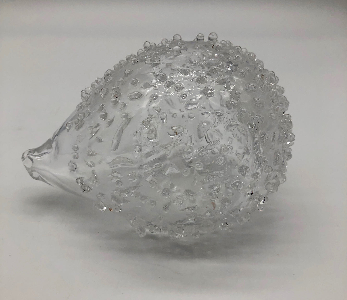 Antique Hadeland S.B. Signed Art Glass Hedgehog Paperweight