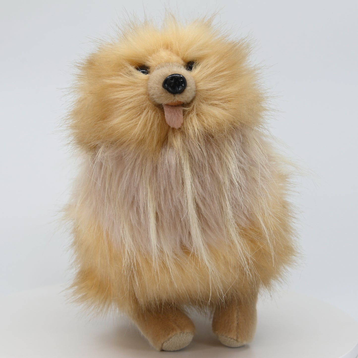 FUZZYNATION Pomeranian Stuffed Dog Skull Earring