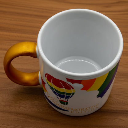  FTD 10th Anniversary Collector Edition Pick Me Up Bouquet Mug  Rainbow Hot Air Balloon Coffee Cup